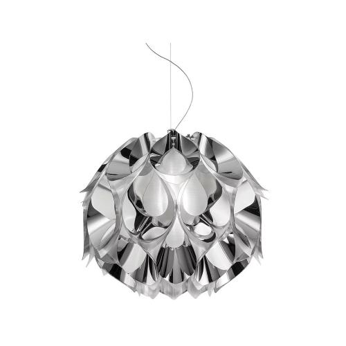 LAMPADA A SOSPENSIONE SLAMP FLORA MEDIUM - SUSPENSION LAMP SILVER