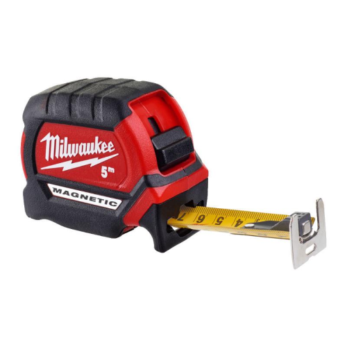 FLESSOMETRO SERIE PREMIUM - NASTRO MAGNETICO PROFESSIONALE 5 METRI CLASSE DI ACCURATEZZA 2 - MILWAUKEE