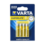 Batteria allo zinco Varta R3 (AAA) 4 pz Superlife
