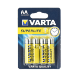 Batteria allo zinco Varta R6 (AA) 4 pz Superlife