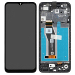 DISPLAY LCD PER MOTOROLA XT2345 MOTO E13 NERO CON FRAME 5D68C22340 SERVICE PACK