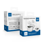 Cuffie bluethoot stereo wireless con indicatore di carica Blue Star TWS T60 bianco