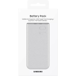 POWER BANK SAMSUNG DUAL PORT 25W TYPE-C BEIGE BATTERIA PORTATILE FAST CHARGE