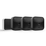 Blink Outdoor | Videocamera di sicurezza da esterno in HD, senza fili, resistente alle intemperie, batteria autonomia 2 anni, rilevazione movimento, compatibile con Alexa | 3 videocamere