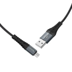 HOCO - CAVO DATI COOL CHARGING (X38) - USB-A A MICRO-USB, 12W, 2.4A, 1.0M - NERO