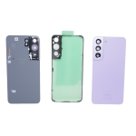 BACK COVER + CAMERA FRAME SAMSUNG S22 5G SM-S901B/DS SCOCCA COPRIBATTERIA POSTERIORE VIOLA