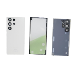 BACK COVER + CAMERA FRAME SAMSUNG S23 Ultra 5G SM-S918B SCOCCA COPRIBATTERIA POSTERIORE BIANCO