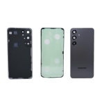 BACK COVER + CAMERA FRAME SAMSUNG S24 5G SM-S921B SCOCCA COPRIBATTERIA POSTERIORE NERO