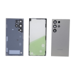 BACK COVER + CAMERA FRAME SAMSUNG S24 Ultra 5G SM-S928B SCOCCA COPRIBATTERIA POSTERIORE GRIGIO