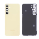 BACK COVER + CAMERA FRAME SAMSUNG S24 FE S721 SCOCCA COPRIBATTERIA POSTERIORE GIALLO