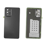 BACK COVER + CAMERA FRAME SAMSUNG A52S 5G A528B SCOCCA COPRIBATTERIA POSTERIORE NERO BLACK