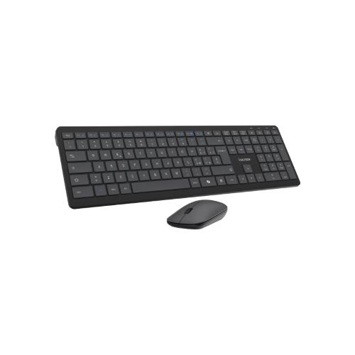 KIT TASTIERA E MOUSE WIRELESS LOW PROFILE A FORBICE E TASTI FUNZIONALI VULTECH KM-851W 2000DPI REGOLABILI 2,4GHZ