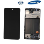 TOUCH SCREEN SCHERMO ORIGINALE SERVICE PACK PER SAMSUNG GALAXY A51 A515F NERO VETRO LCD DISPLAY CON FRAME GH82-21669A GH82-21680A GH82-22083A GH82-22084A