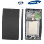 TOUCH SCREEN SCHERMO ORIGINALE SERVICE PACK PER SAMSUNG GALAXY S25 ULTRA 5G S938B TITANIUM JET BLACK CON FRAME VETRO LCD DISPLAY GH82-36387D