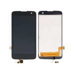 DISPLAY LCD VETRO per LG LG K4 K120E K121 K130 4G LTE vetrino touch screen NERO