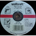 WOLFCRAFT DISCO DA TAGLIO METALLO Ø125, SPESSORE 2,5MM, DIAM. INTERNO 13MM