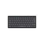 MINI TASTIERA SLIM WIRELESS + BLUETOOTH TASTI LOW PROFILE A FORBICE ,BATTERIA INTEGRATA RICARICABILE SILENT KEY-601WBT