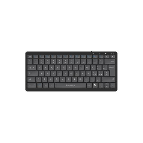 MINI TASTIERA SLIM WIRELESS + BLUETOOTH TASTI LOW PROFILE A FORBICE ,BATTERIA INTEGRATA RICARICABILE SILENT KEY-601WBT