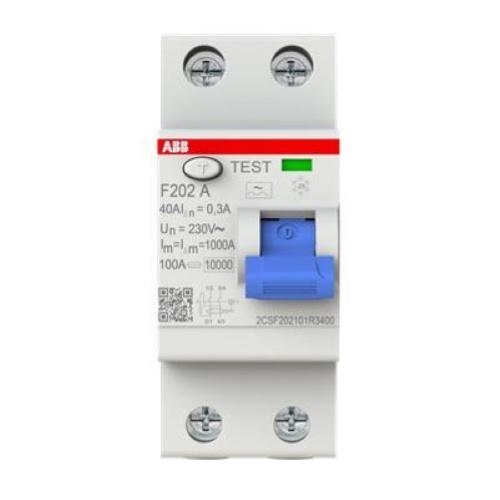 ABB F202 A 40A 300MA INTERRUTTORE DIFFERENZIALE PURO