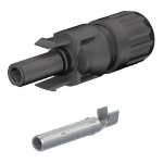 CONNETTORE MC4 FEMMINA KBT4/6I-UR (+) PER CAVI Ø EST.3-6MM