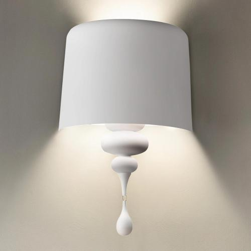 LAMPADA APPLIQUE EVA1 LUCI MEDIO BIANCO OPACO (PRODOTTO ESPOSIZIONE)