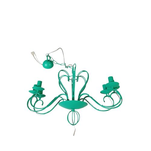 LAMPADARIO A SOSPENSIONE SILUE' S6 VERDE