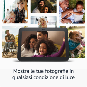 AMAZON Echo Show 8 (3ª gen.) Antracite Schermo touch intelligente HD con audio spaziale