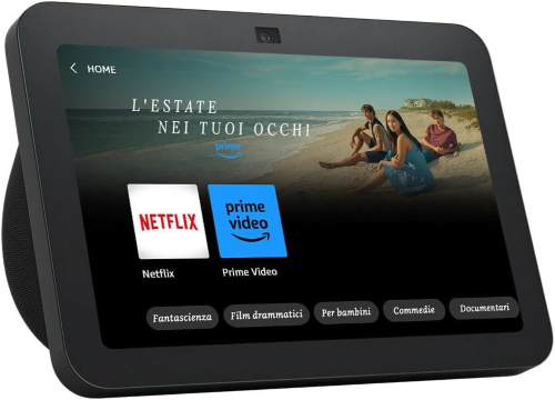 AMAZON Echo Show 8 (3ª gen.) Antracite Schermo touch intelligente HD con audio spaziale
