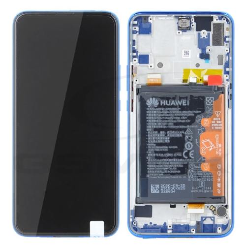 TOUCH SCREEN SCHERMO ORIGINALE PER HUAWEI HONOR 9X STK-LX1 BLUE VETRO LCD DISPLAY SERVICE PACK