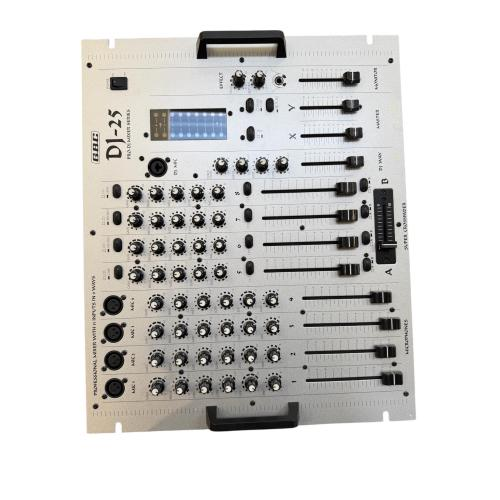 DJ-25 PRO DJ MIXER SERES - STEREO AUDIO MIXER 13 ING+PANPOT+ CROSSOVER