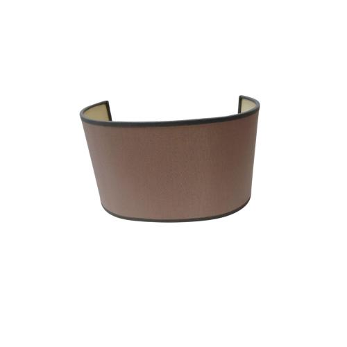 APPLIQUE A PARETE IN TESSUTO TORTORA STY.C.M. L.25 H.18 1 LUCE E27
