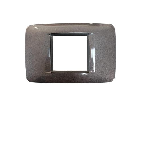 PLACCA ROUND 2MCEN GRIGIO ATLANTIC METAL