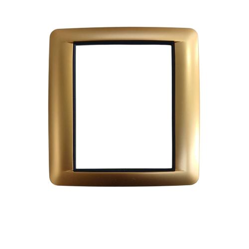 PLACCA ROUND 8M ORO SATINATO