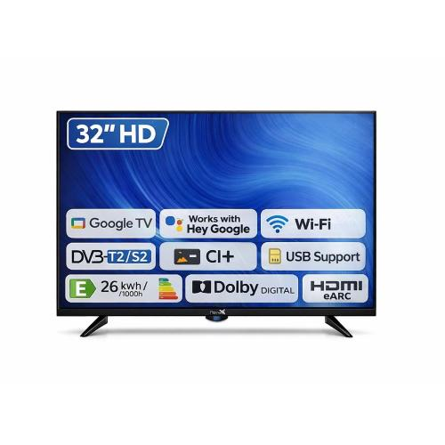 NOMEA TV NM32HDTV TELEVISORE 32" POLLICI FRAMELESS SMART GOOGLE TV LED HD DVB-T2&S2 WIFI BLUETOOTH
