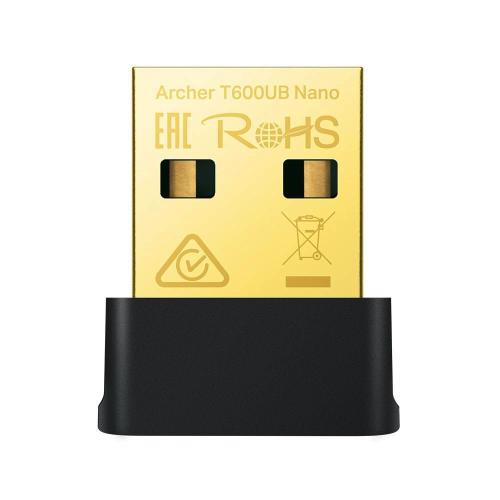 SCHEDA DI RETE WIRELESS AC600 E BLUETOOTH 4.2 USB TP-LINK ARCHER T600UB NANO