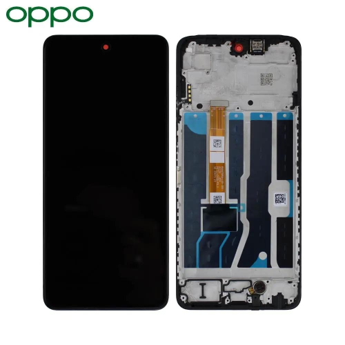 OPPO DISPLAY A5/A5m/A5x 4G 2025 CON FRAME BLACK SERVICE PACK