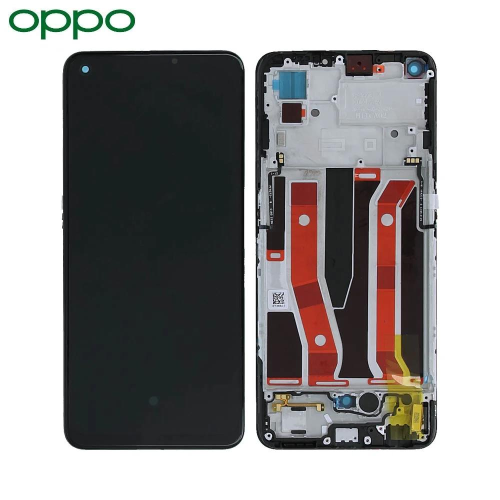 OPPO DISPLAY A94 5G/F19 PRO PLUS / RENOI5 Z CON FRAME BLACK SERVICE PACK