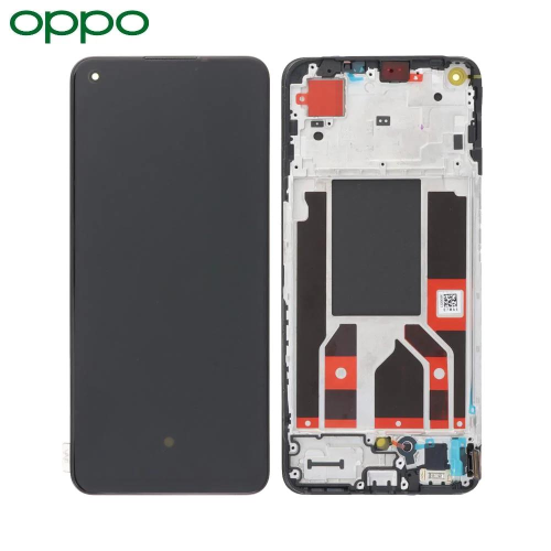 OPPO DISPLAY RENO 8 5G CPH2359 CON FRAME BLACK SERVICE PACK
