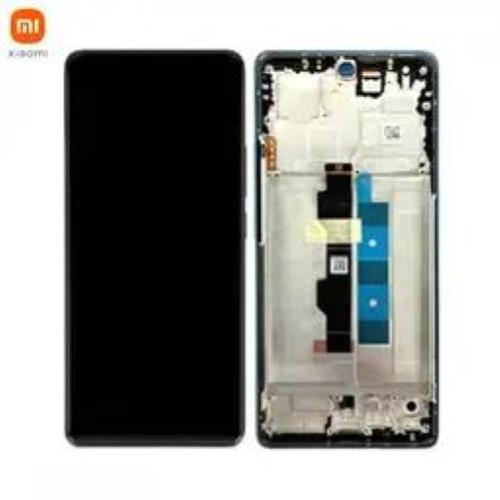 TOUCH SCREEN LCD SCHERMO ORIGINALE SERVICE PACK PER XIAOMI REDMI NOTE 14S 2025 BLU / OCEAN BLUE CON FRAME VETRO DISPLAY CON FRAME 56000100N6R00