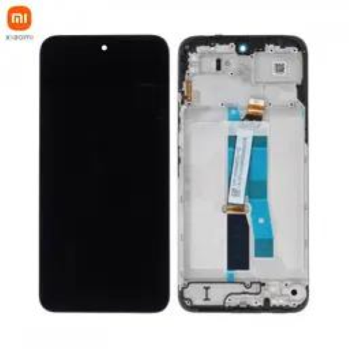 TOUCH SCREEN LCD SCHERMO ORIGINALE SERVICE PACK PER XIAOMI REDMI 15 4G 25057RN09E / POCO M7 2025 (NON EU VERSION) BLACK NERO VETRO DISPLAY CON FRAME 56002500O1900 56002100O1900 560002O19AP00