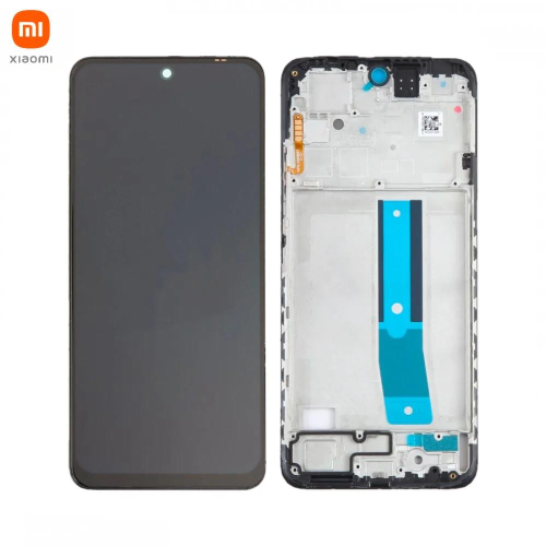 TOUCH SCREEN LCD SCHERMO ORIGINALE SERVICE PACK PER XIAOMI REDMI NOTE 12S / 11S 4G POCO M4 PRO 4G 2023 BLACK NERO VETRO DISPLAY CON FRAME 560001K7SR00