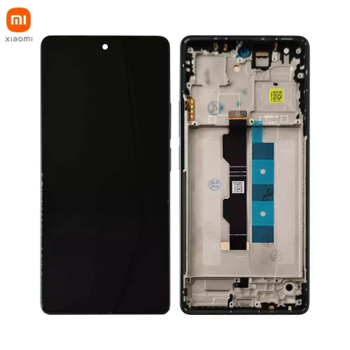 TOUCH SCREEN LCD SCHERMO ORIGINALE SERVICE PACK PER XIAOMI REDMI NOTE 13 PRO 4G / POCO M6 PRO 4G 2024 GREEN VERDE VETRO DISPLAY CON FRAME 56000100N600