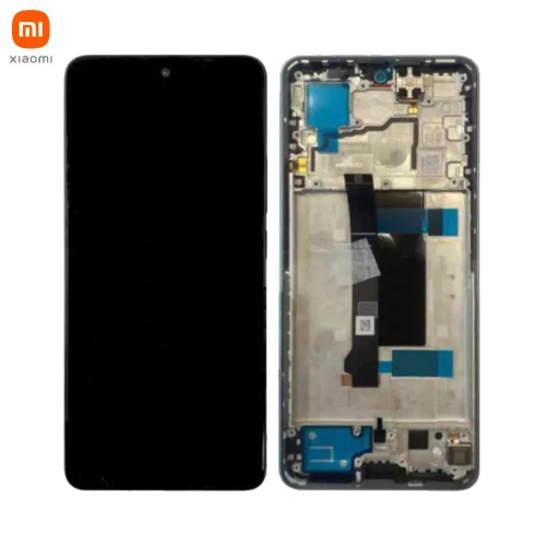 TOUCH SCREEN LCD SCHERMO ORIGINALE SERVICE PACK PER XIAOMI REDMI NOTE 13 PRO 5G / POCO X6 5G 2023 BLUE VETRO DISPLAY CON FRAME 5600010N1600