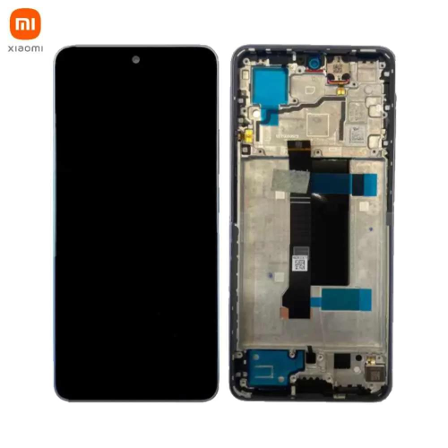 TOUCH SCREEN LCD SCHERMO ORIGINALE SERVICE PACK PER XIAOMI REDMI NOTE 13 PRO 5G / POCO X6 5G 2023 PURPLE VIOLA VETRO DISPLAY CON FRAME 5600030N1600