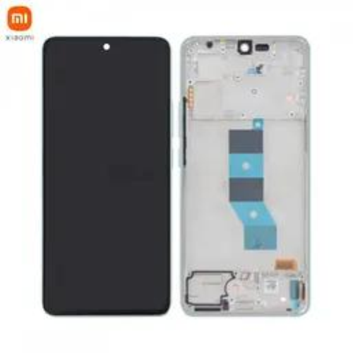 TOUCH SCREEN LCD SCHERMO ORIGINALE SERVICE PACK PER XIAOMI REDMI NOTE 14 5G 24094RAD4G / POCO M7 PRO 2024 VERDE / CORAL GREEN VETRO DISPLAY CON FRAME 56001800O1700