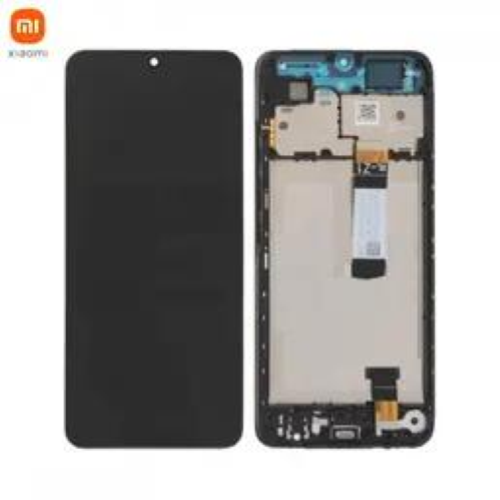 TOUCH SCREEN LCD SCHERMO ORIGINALE SERVICE PACK PER XIAOMI A5 4G / POCO C71 NERO CON FRAME VETRO DISPLAY (LONG FLEX VERSION) 56000100C3Z00