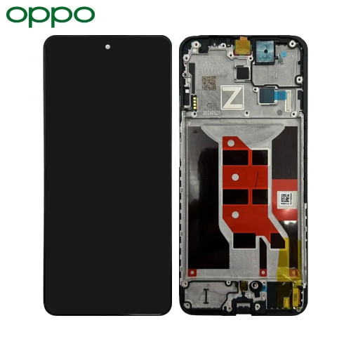 OPPO DISPLAY RENO12 F 5G 2024 CPH2637 CON FRAME BLACK SERVICE PACK