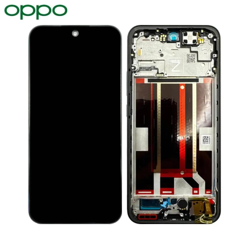 OPPO DISPLAY Reno14F 5G 2025 CON FRAME LUMINOUS GREEN SERVICE PACK