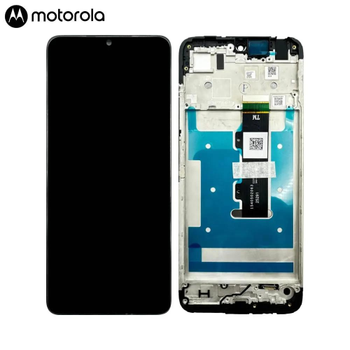MOTOROLA DISPLAY MOTO G06 DISPLAY CON FRAME BLACK SERVICE PACK