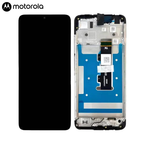 MOTOROLA DISPLAY MOTO G06 POWER DISPLAY CON FRAME BLACK SERVICE PACK